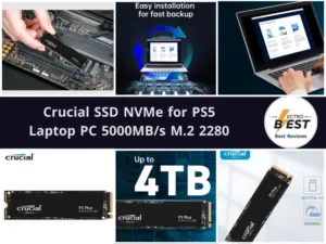 Crucial SSD NVMe for PS5 Laptop PC 5000MBs M.2 2280